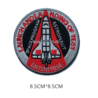 Космический Apollo Mission Patch эмблемы VOYAGER BACK SPACE коллаж астронавт космический костюм программа сувенирная нашивка значок - Цвет: ZD25-14