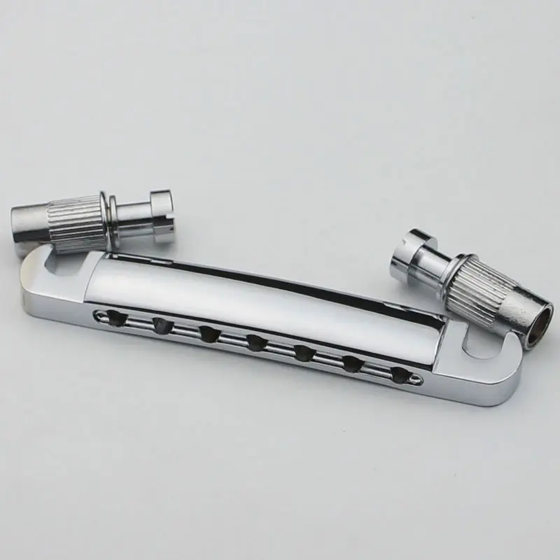 

7 string guitar tailpiece ts007 for tune o matic style bridge, chrome