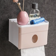 Ванная комната водонепроницаемый тканевый ящик пластиковый держатель туалетной бумаги склад-хралилище подставленное к стене коробка с двойным дном раздатчик салфеток Органайзер