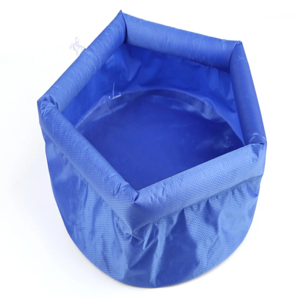 

Hot Sale Pedicure Care Travel Inflatable Bath Basin 8L Folding Basin Camping Outdoor Inflatable Foot Basin for Camping Hiking
