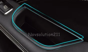 

4* Inner Front &Rear Door Handle Armrest Organizer Container Storage Box Glove Case For Benz CLA C117 W117 2013 2014 2015 2016