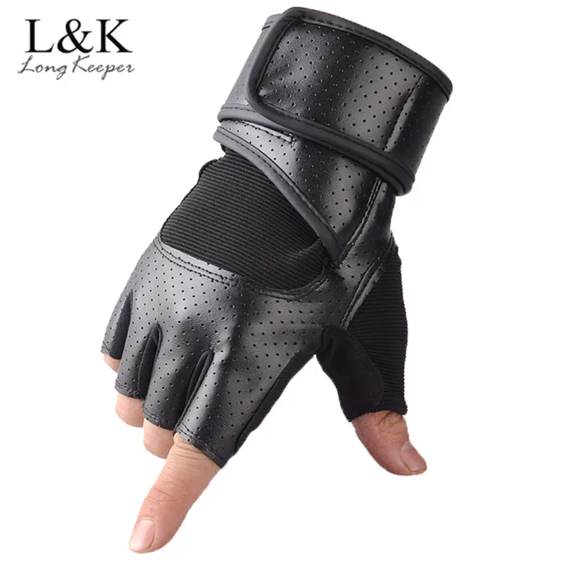 Buy Long Keeper Men Fingerless Gloves Wrist Half