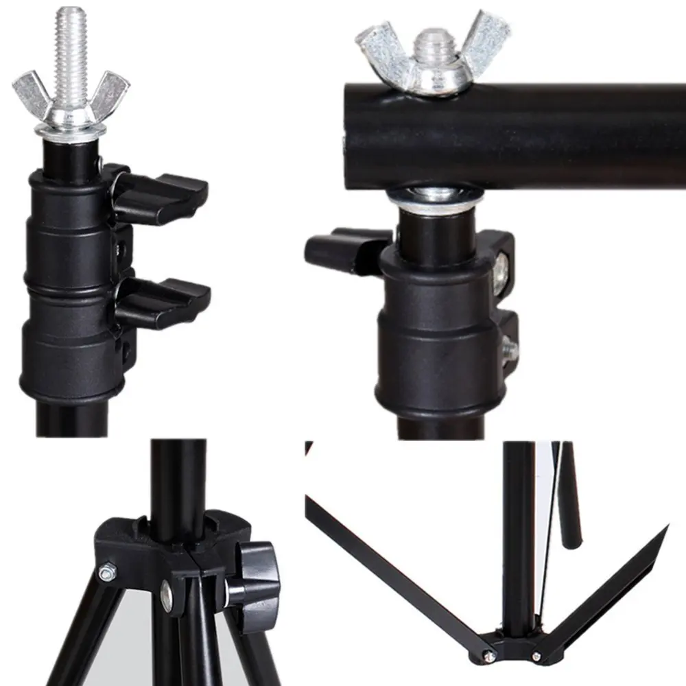 ZUOCHEN Photo Studio 2x2m Adjustable Heavy Duty Backdrop Background Support Stand KIT