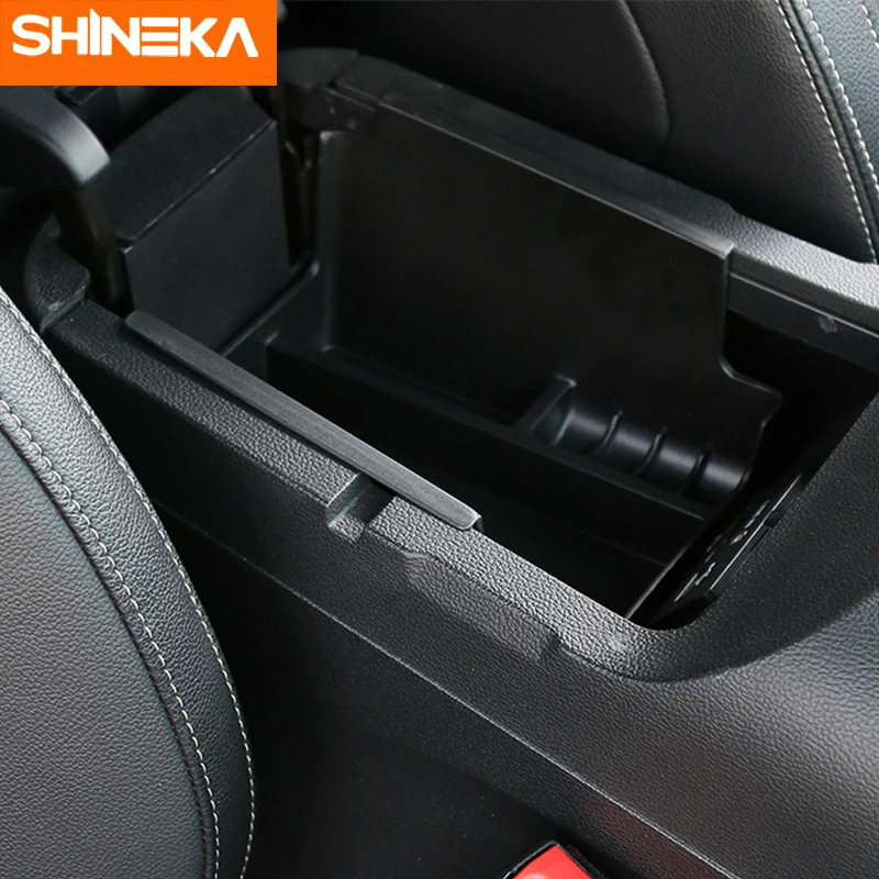 

Car Armrest Box Center Secondary Storage Box Glove Container Tray Stowing Tidying Clapboard Organizer For Ford Mustang 2015+