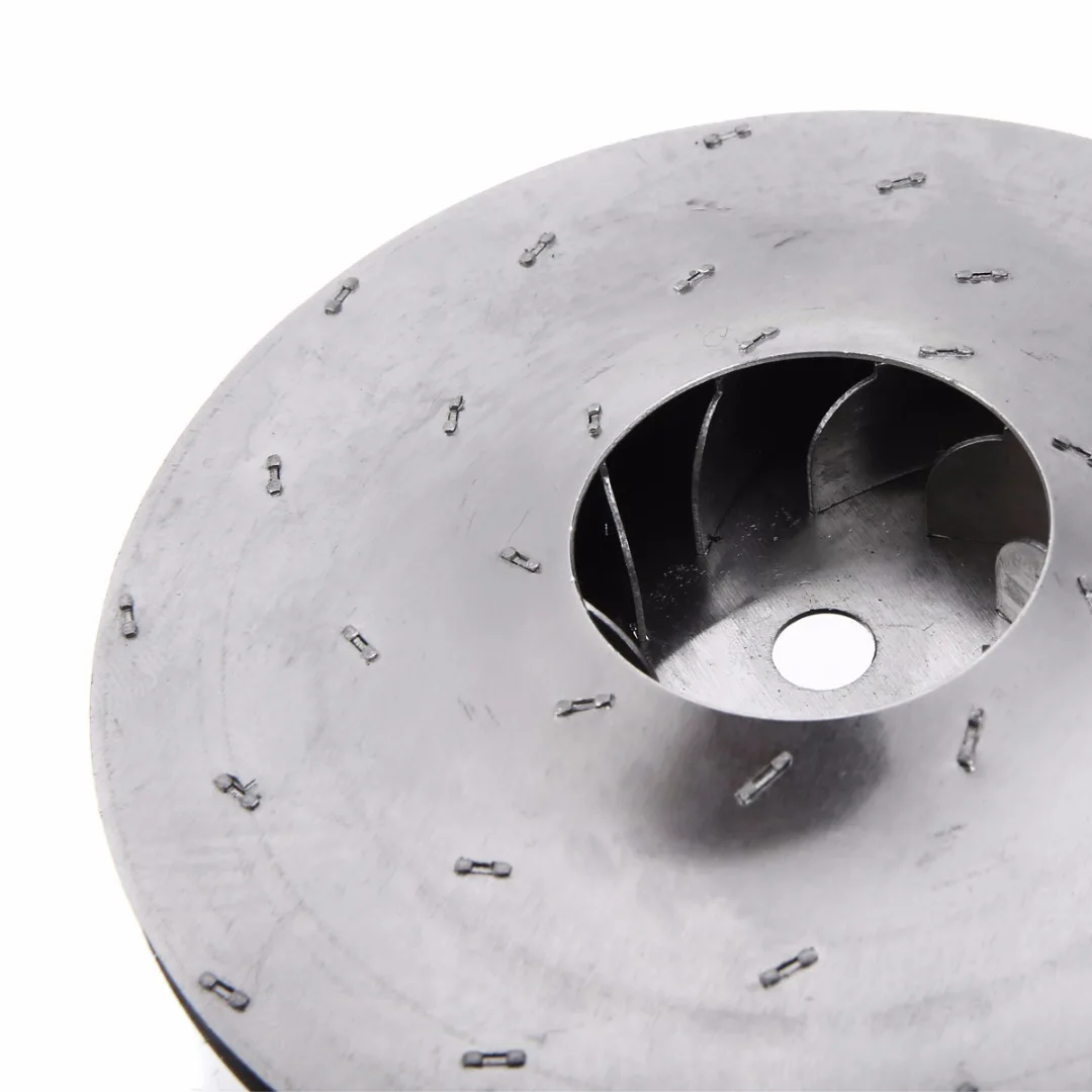 1pc Aluminum Silver Vacuum Cleaner Motor Fan Blade 8mm Hole Wind Wheel Impeller Part Diameter 112mm