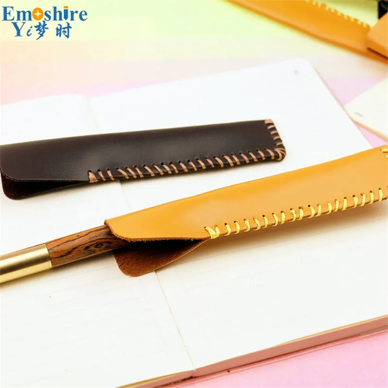 Emoshire Pencils Pencils Personalized retro custom handmade leather pencils creative gifts (3)