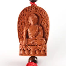 Поделки из дерева товары брелок Классический Этнические украшения покровитель Богиня Милосердия чтобы отогнать неудачу быть безопасно брелок