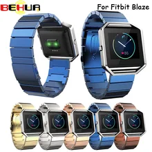 Смотреть Band классический модная обувь с пряжкой Stailess Сталь браслет ремешок наручные часы ремешок для Fitbit Alta Смарт часы Корреа Reloj