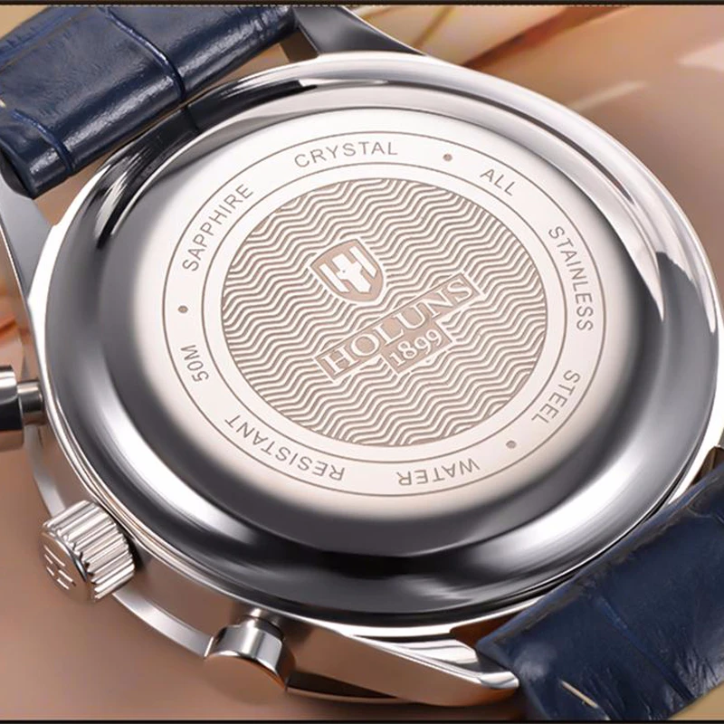 50M Waterproof Fashion Chronograph Brand Quartz Watch Men Military Stainless Steel Sports Watches M