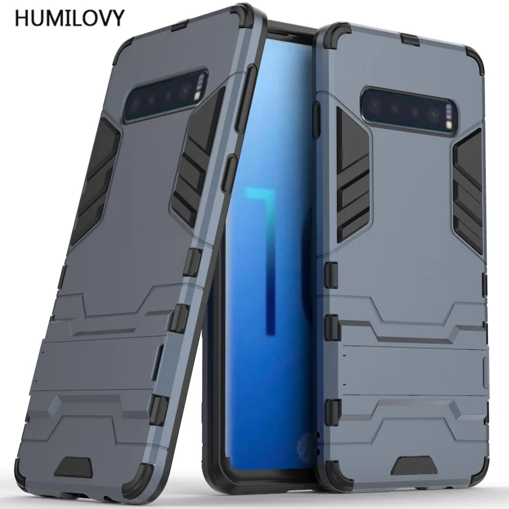 

For Samsung Galaxy S10 Case for Galaxy S10 Fundas Shockproof Back Soft TPU Hybrid Hard Plastic PC Cases for Samsung S10 Cover