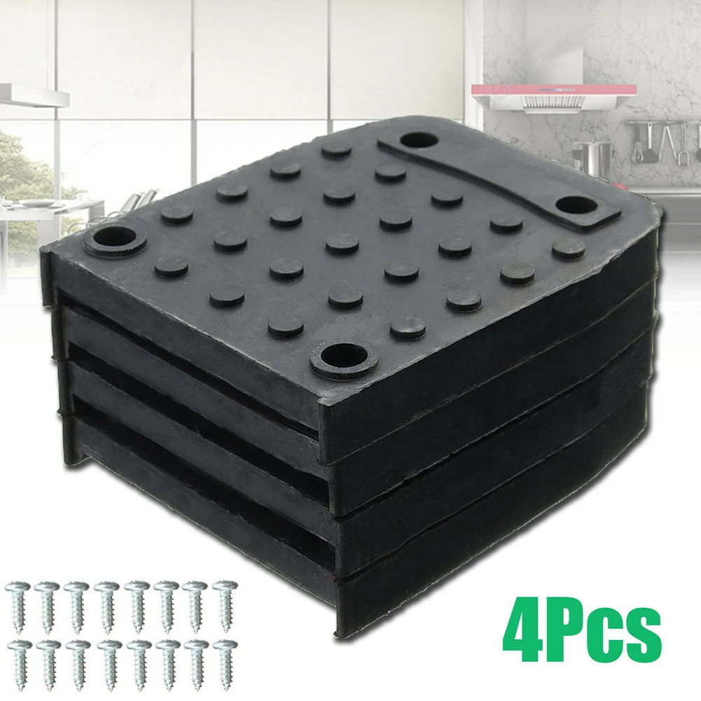 

4Pcs Construction Pads Stilt Sole Decorating Replacement Tool Non-Slip Dura Indoor Decoration Drywall With Screw Accessories
