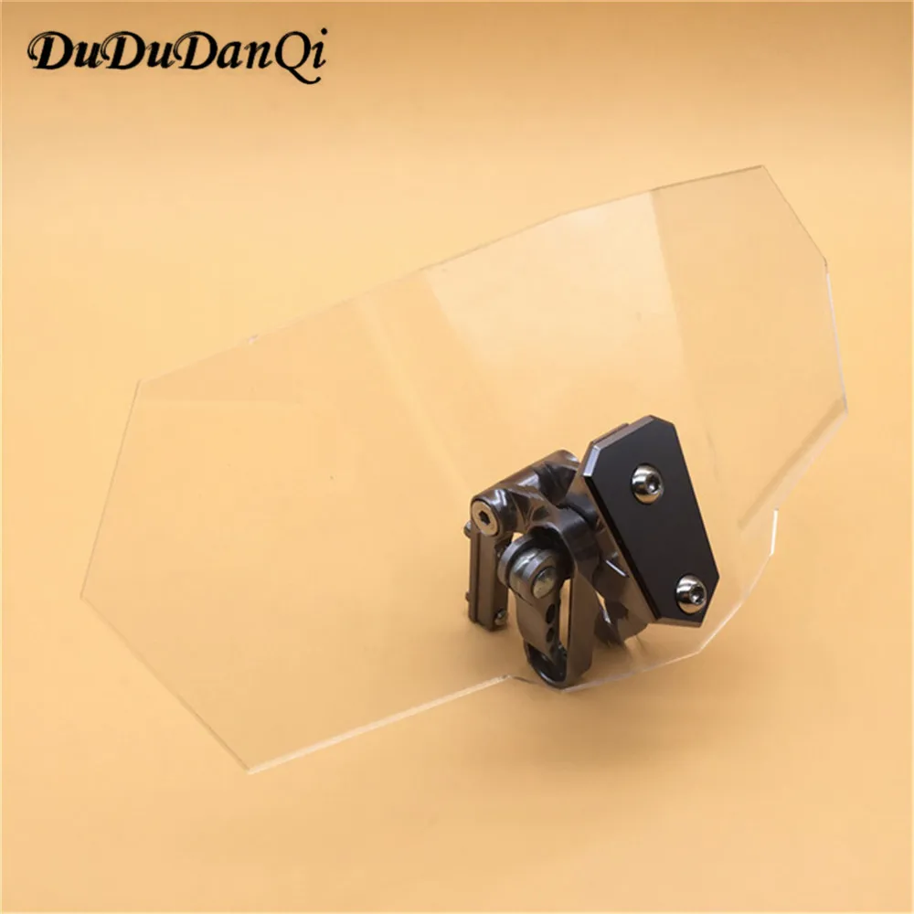 Universal Smoke Upper Outer Windshield Air Wind Deflectors Windscreen Bracket Set Adjustable for Motorcycle Universal Smoke Upper Outer Windshield Air Wind Deflectors Windscreen Bracket Set Adjustable for Motorcycle