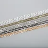Livraison gratuite 5 m/lot 5x4mm Rhodium/Rhodium/or/GunMetal/Bronze icône métal plaqué collier chaînes pour la fabrication de bijoux ► Photo 2/6
