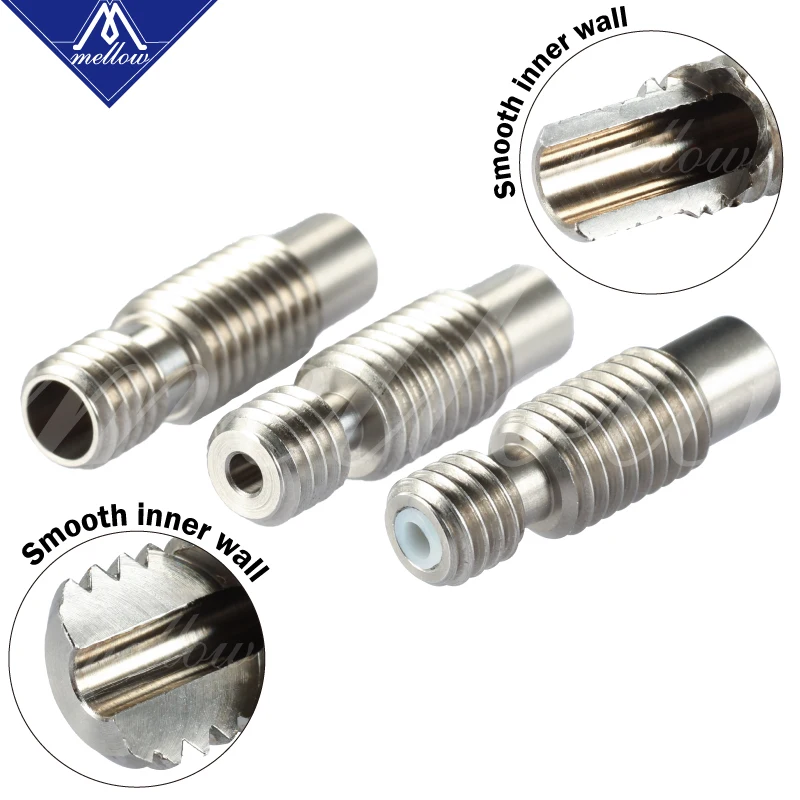 Продажа Mellow высокое качество все металлические V6 J head Hotend Боуден экструдер комплект для E3d V6 Hotend Вентилятор охлаждения кронштейн блок 3D принтеры зап...