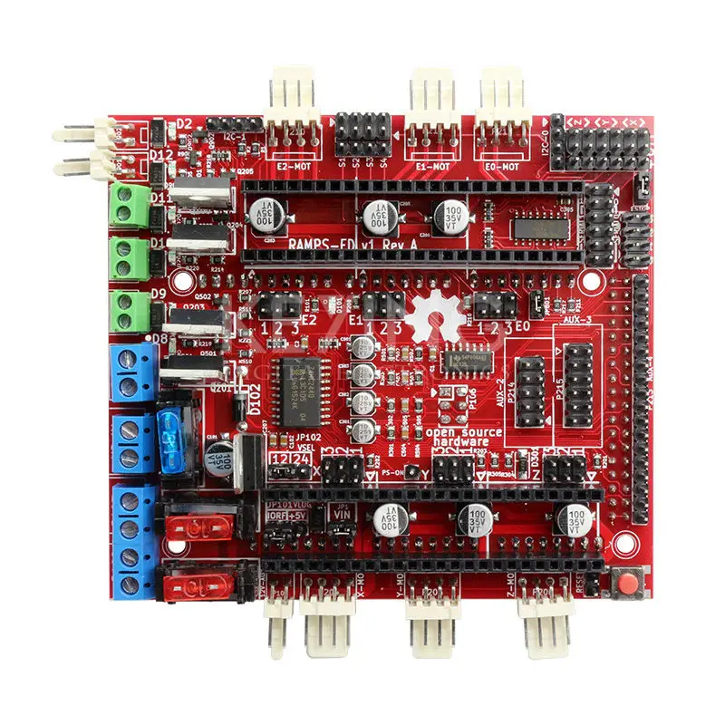 Материнская плата для 3D принтера Reprap материнская щит Ramps 1 4 управления