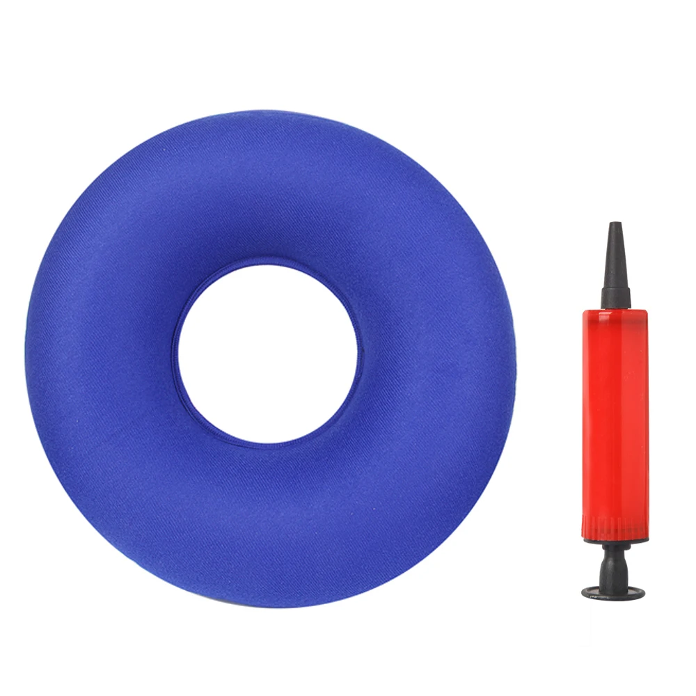 

New Support Inflatable Ring Round Pillow Donut Chair Pad Hip Support Medical Hemorrhoid Seat Pad Massage Cushion With Pump