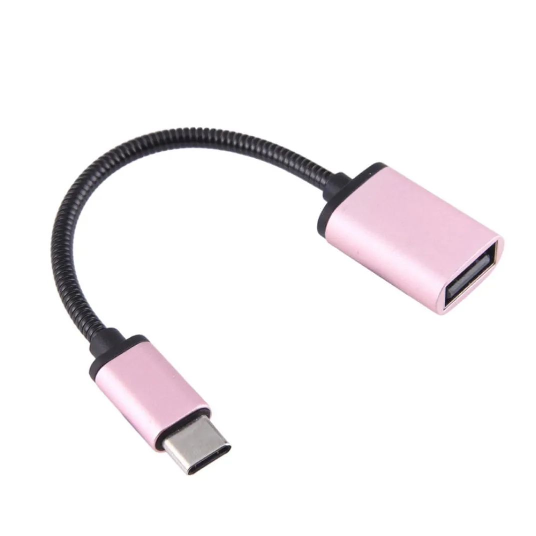 Металлический USB C 3,1 type C Мужской к USB OTG Кабель-адаптер для синхронизации данных Высокоскоростные сертифицированные аксессуары для мобильных телефонов