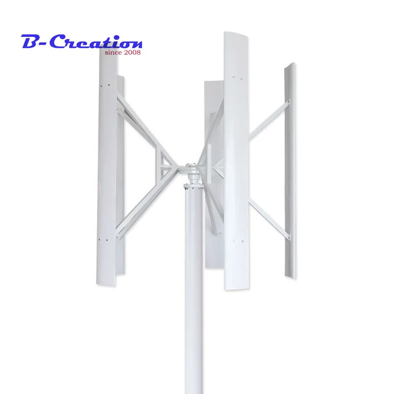 

Vertical Axis Wind Turbine Generator VAWT 300W 12VDC Light and Portable Wind Generator