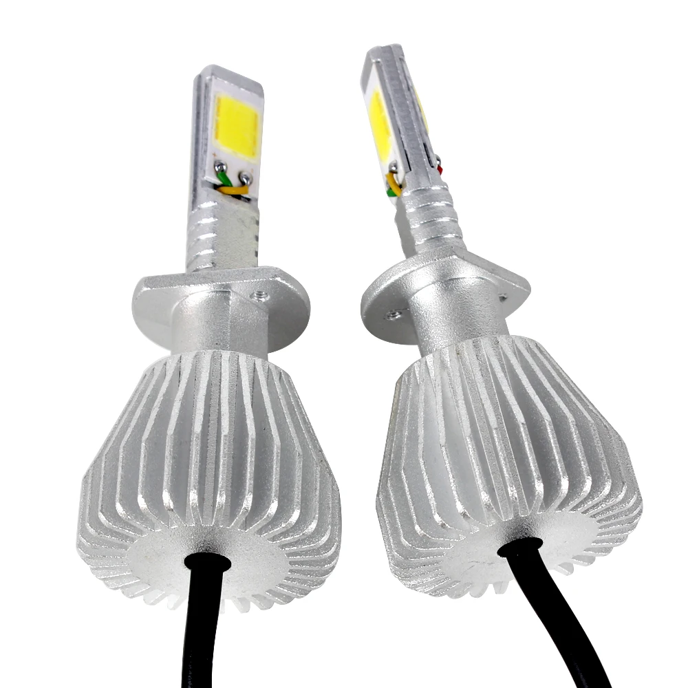 

2pcs Light Source C6 series COB H1 All In One Car LED Headlight Headlamp Head Light Conversion Light