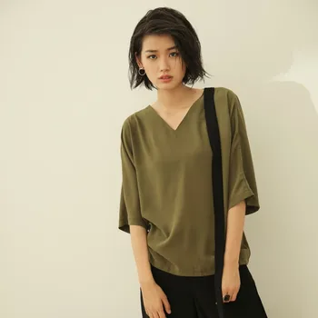 

Free shipping/2016 new high quality clothing/winter women t shirt/short sleeve tops/fashion v-neck camiseta feminina/lyq055