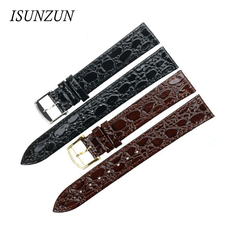 

ISUNZUN Both Men And Women Watch Band For Longines Calfskin L4.708/L4.209 Watch Leather Watch Strap Free Shipping