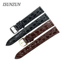 ISUNZUN Both Men And Women Watch Band For Longines Calfskin L4.708/L4.209 Watch Leather Watch Strap Free Shipping