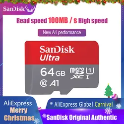 Оригинальный sandisk микро sd карты 16 ГБ 32 ГБ 64 ГБ 200 ГБ картао де memoria карт micro sd 128 ГБ 256 ГБ class 10 карт памяти