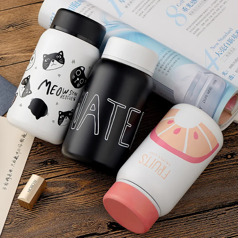 Best Cartoon Thermos Cup Bottle Stainless Steel Vacuum Cup Thermocup Thermal Mug Insulated Tumbler For Car Coffee Mug Birthday gift