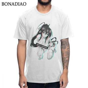 

Ahegao T-shirt Sexy Kawaii Anime Waifu Material Hentai T shirt New Custom High School DxD 100% Cotton Fashion Tee Shirt