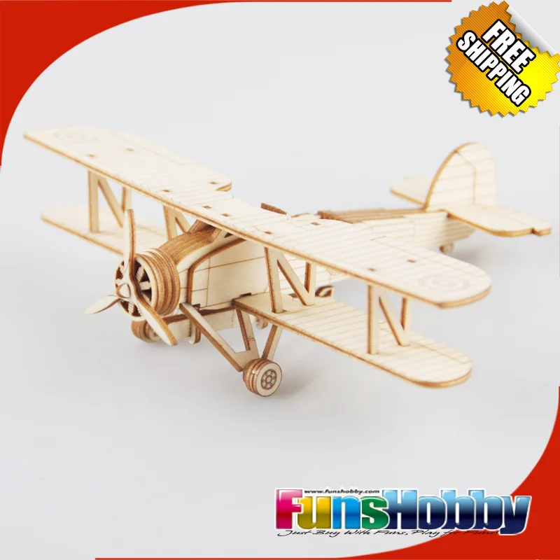 1:100 1936 Kit de maquette en bois pour avion \