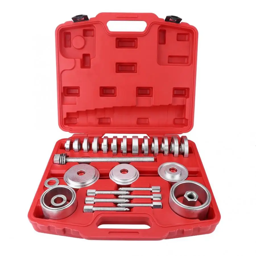 

31Pcs Universal Wheel Drive Bearing Removal Installation Tool Kit Carbon Steel Wheel Bearing Tool Set