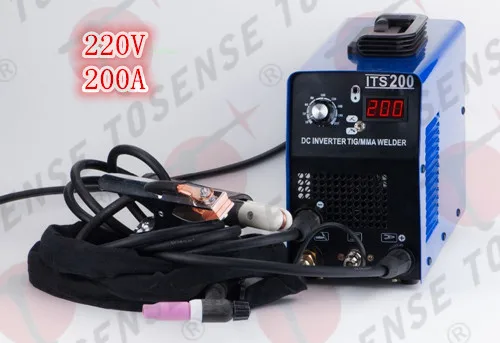 

Free shipping 2016 200A 220V New WS IGBT ITS-200 TIG MMA Welding Machine with free welding accessories Stainless /Carbon Steel