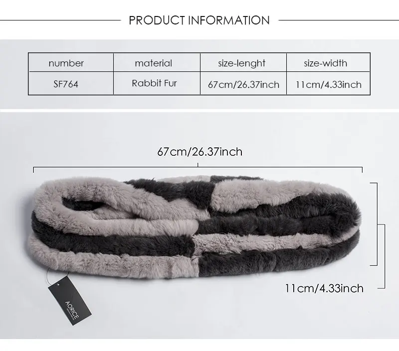 Pudi SF764 Зимний женский шарф из натурального меха кроличья шерсть стиль длинного стиля шарф для волос удобный warmt