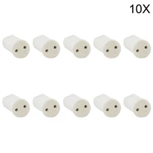 10 шт./лот высокое качество G4 керамическая головка светодиодный для галогенной лампы лампа держатель гнезда цоколя разъем; высота каблука 18 см