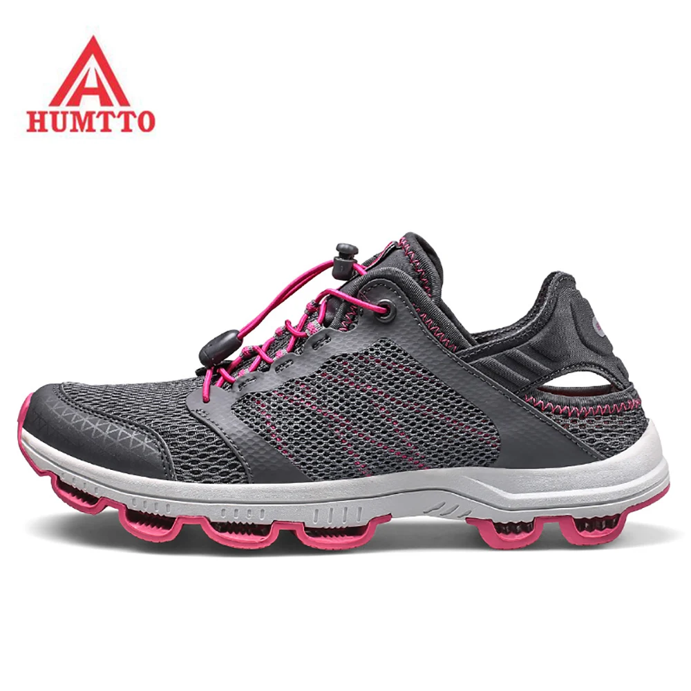 

2019 HUMTTO Women's Outdoor Hiking Trekking Sandals Beach Shoes Sneakers For Women Aqua Water Fishing Shoes Sneakers Woman