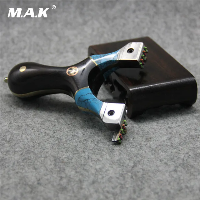  US $51.48 Rosewood Violet Slide Titanium Alloy Length 120mm Optical Fiber Clip Slingshot Outdoor Arch