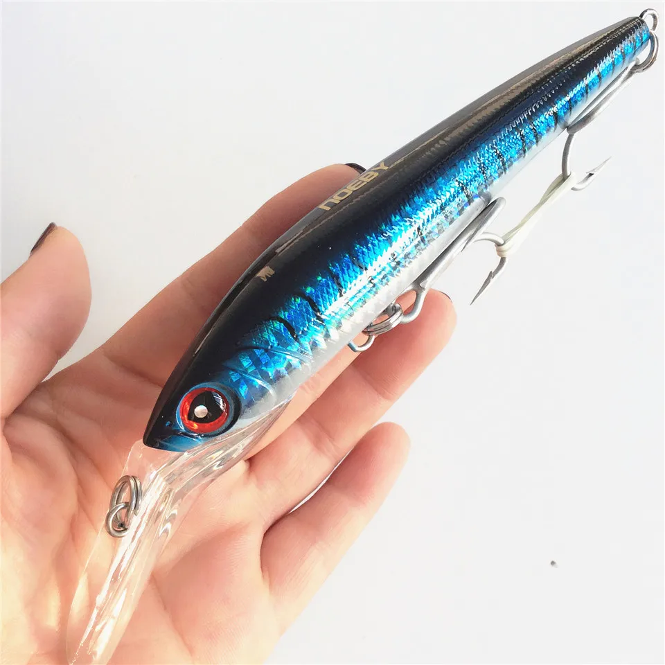 

Noeby Fishing Lures NBL 9093 Minnow Lure 140mm/50g Hard Bait Sinking 7-9m Sea Fishing Wobblers Tackle Carp Pesca