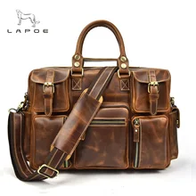 Мужской портфель, сумка-мессенджер, дорожная сумка для ноутбука, мужские деловые портфели, мужские сумки из натуральной кожи