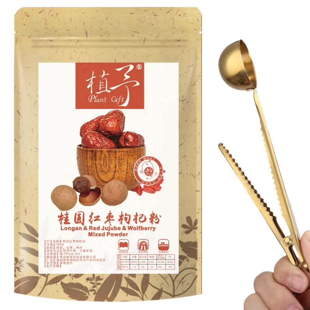 100% чистый натуральный растительный порошок Longan &amp Red Jujube wolfberry Пленочные