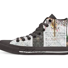 Jack the Ripper Walk/Новинка; дизайнерская Повседневная парусиновая обувь; обувь на заказ; Прямая