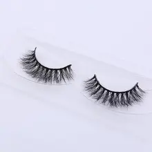 Мягкие 1 пара 3D норки мех смешанные накладные ресницы удлинители инструменты натуральный длительный МАКИЯЖ грязный крест ресницы