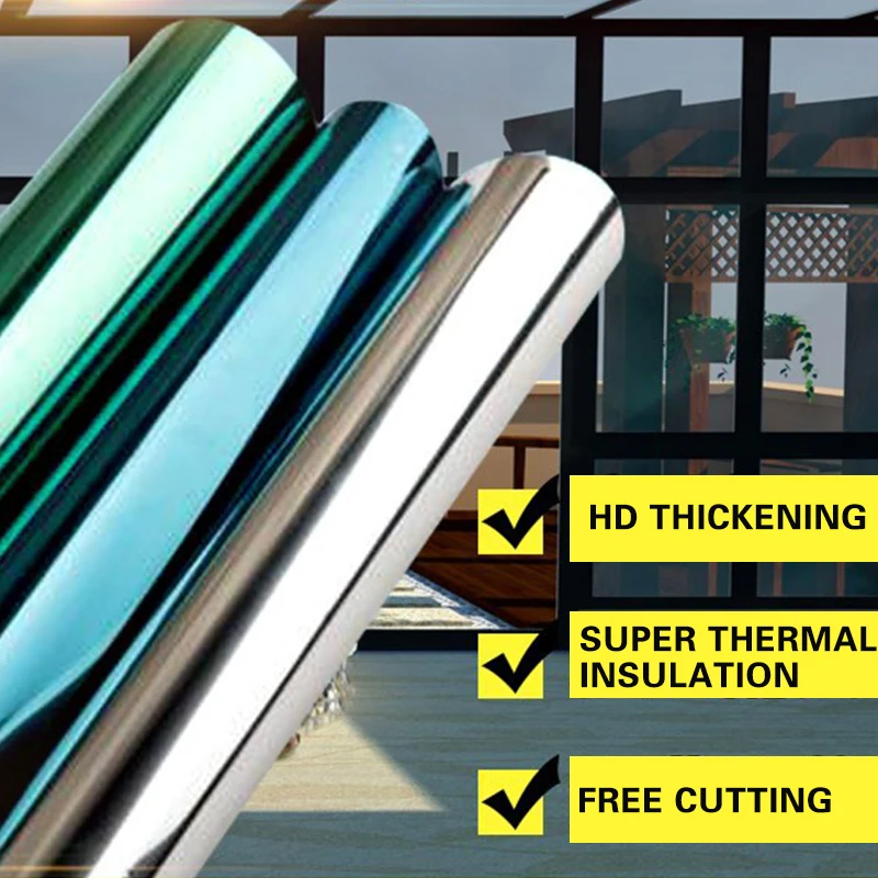30/40/50/60cm Window Sun Block Film Privacy Heat Film Anti UV Glass Films Static Non Adhesive