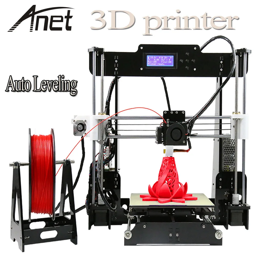 Aliexpress.com : Buy Auto level & Normal Anet A8 Full Acrylic High ... - Auto Level Normal Anet A8 Full Acrylic High Precision Reprap Prusa I3 DIY 3D Printer KIT