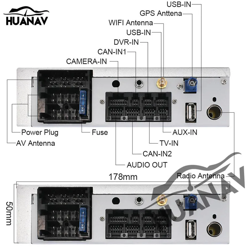 Perfect HUANVA Android7.1 Stereo Automedia no Car DVD Player GPS Navigation For Nissan Maxima Auto AC Edition 2016 2017 player Headunit 5