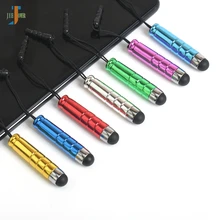 5000pcs/lot Stylish Universal Colourful Mini Bullet Capacitive Screen Stylus Touch Pen for Ipod/ipad for Iphone for Tablet PC