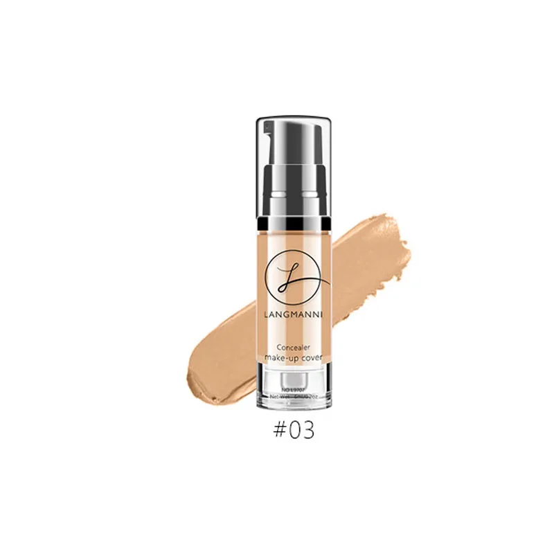 6ml Concealer Makeup 6 Colors Full Cover Face Corrector Cream Waterproof Natural Make Up For Eye Dark Circles Cosmetic