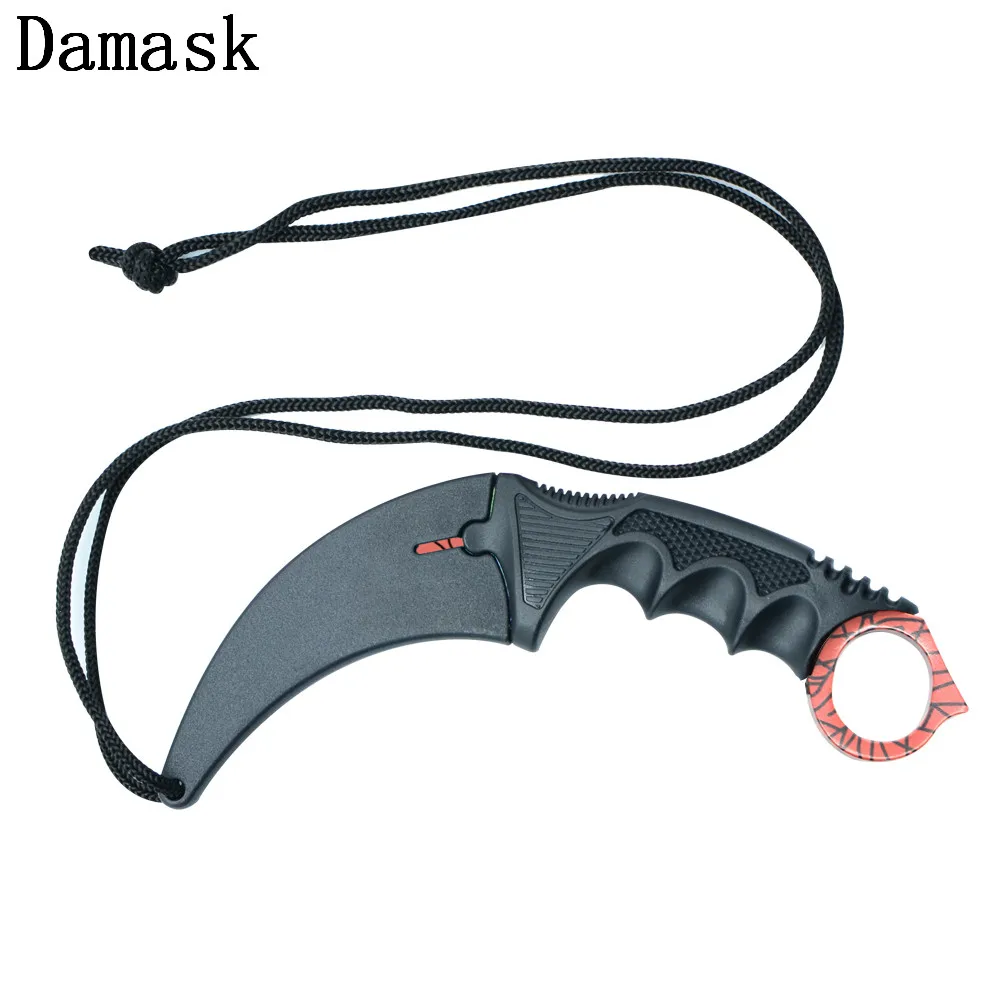 Damask Portable Stainless Steel Blade Razor Utility Non-slip Handle Pocket Karambit Tactical Claw Knife High-end Rescue Tool Damask Portable Stainless Steel Blade Razor Utility Non-slip Handle Pocket Karambit Tactical Claw Knife High-end Rescue Tool