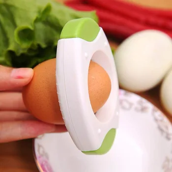 

1PC Home Kitchen Egg Scissors Tools Creative Boiled Egg Shell Topper Cutter Opener Egg Tools Random color