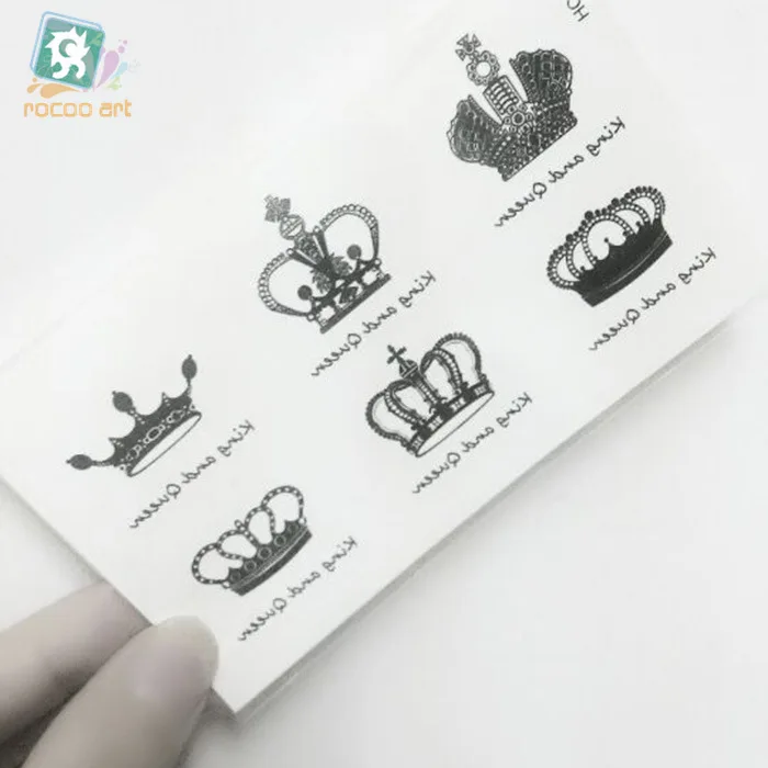 King & Queen Temporary Tattoo Set (2 tattoos) – TattooIcon