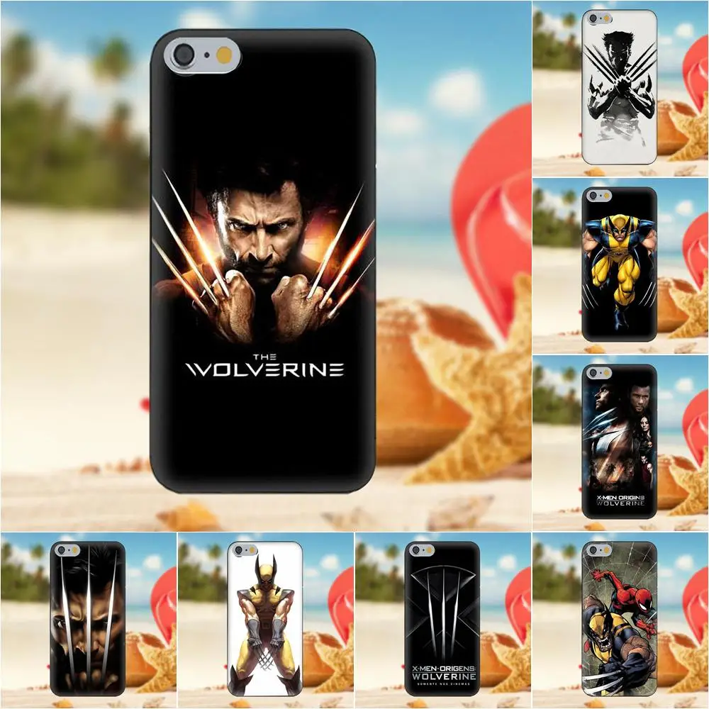 Oedmeb X мужские Росомаха мягкий из ТПУ защитный чехол для iPhone 4S 5S 5C SE 6 S 7 8 Plus Galaxy Note 5 S9